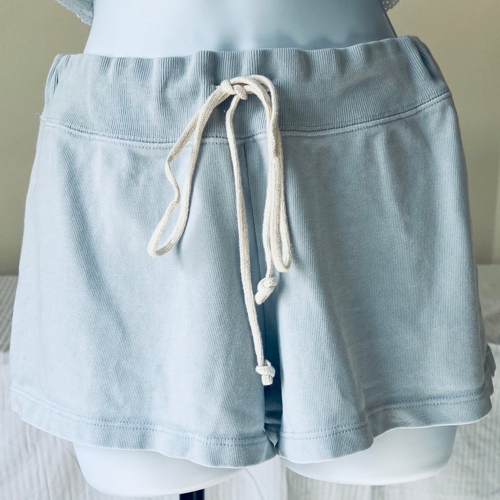 Baby Blue Brandy Melville Knit Shorts